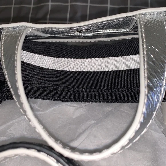 3.1 Phillip LIM Metallic Leather Accordion Tote - Picture 10 of 14